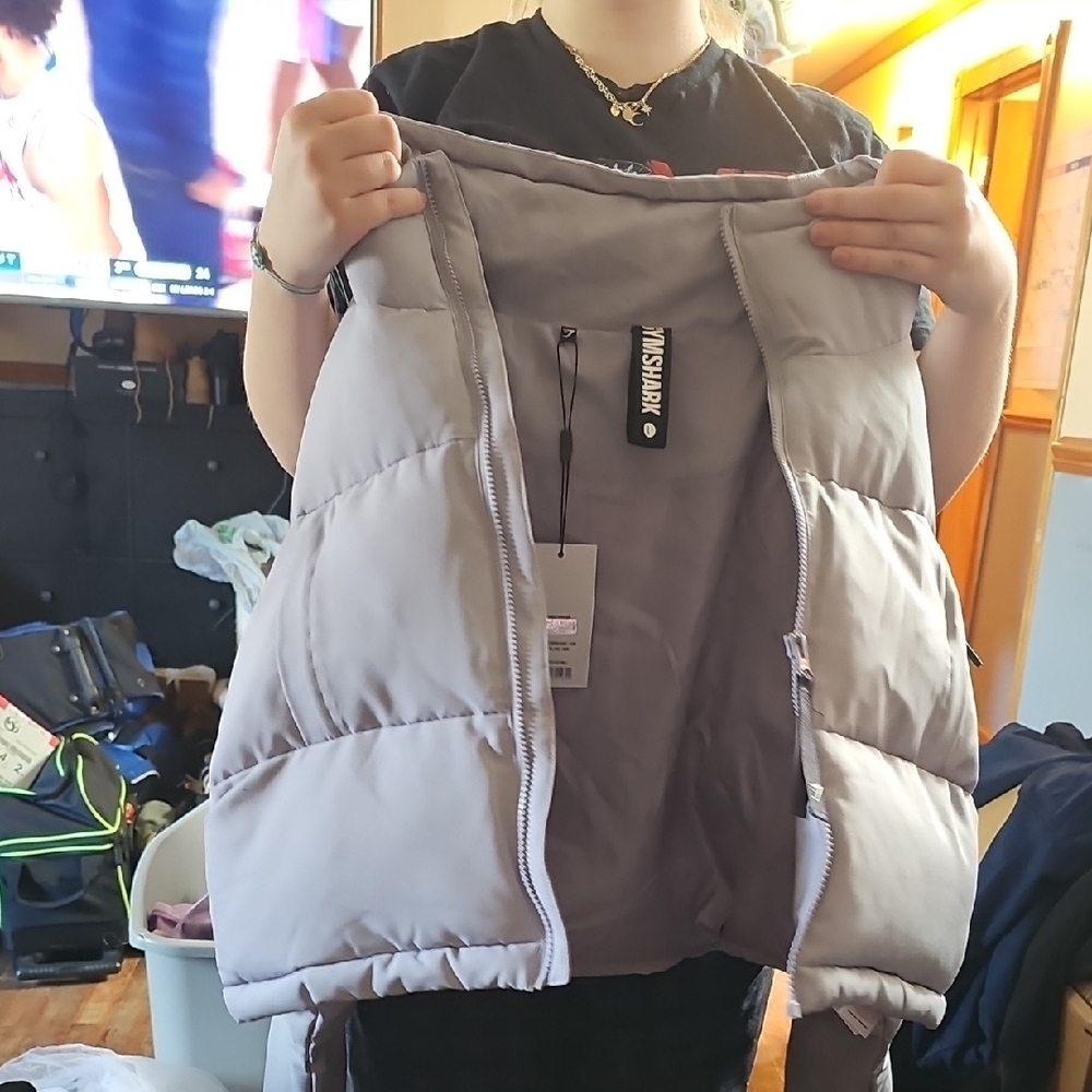 Gymshark Gray Bomber Jacket